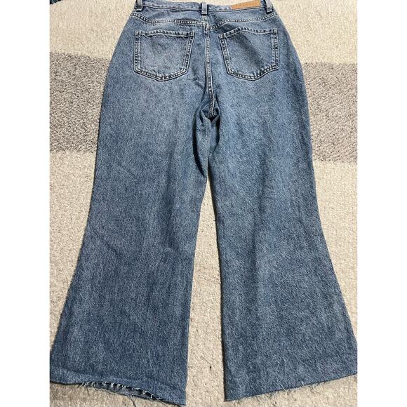 Pacsun High Rise Bootcut Cropped Jeans Womens 28 (28x22 actual measurement) Blue - Picture 12 of 13